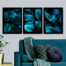 Wallity Cuadro Decorativo Enmarcado Multicolor (3 piezas)